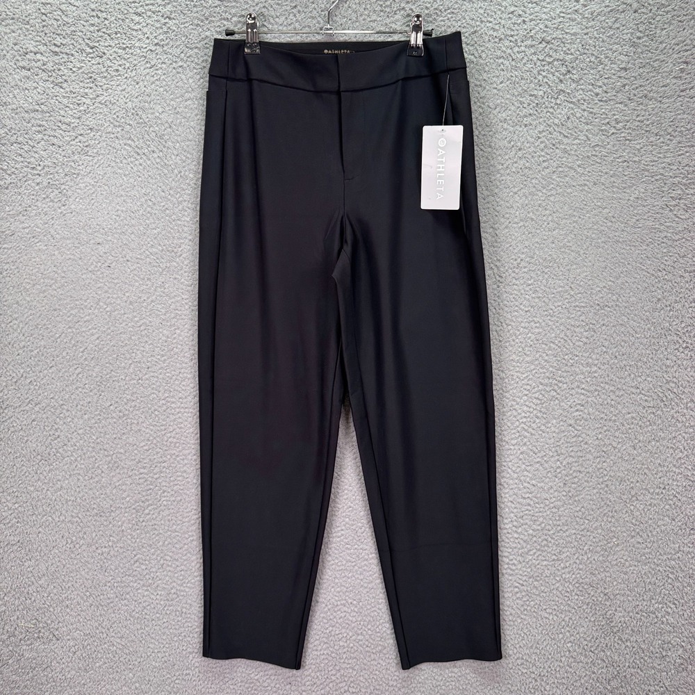 Athleta Pants Womens 4 Black Stellar Trouser Stretch Business Office Athleisure‎